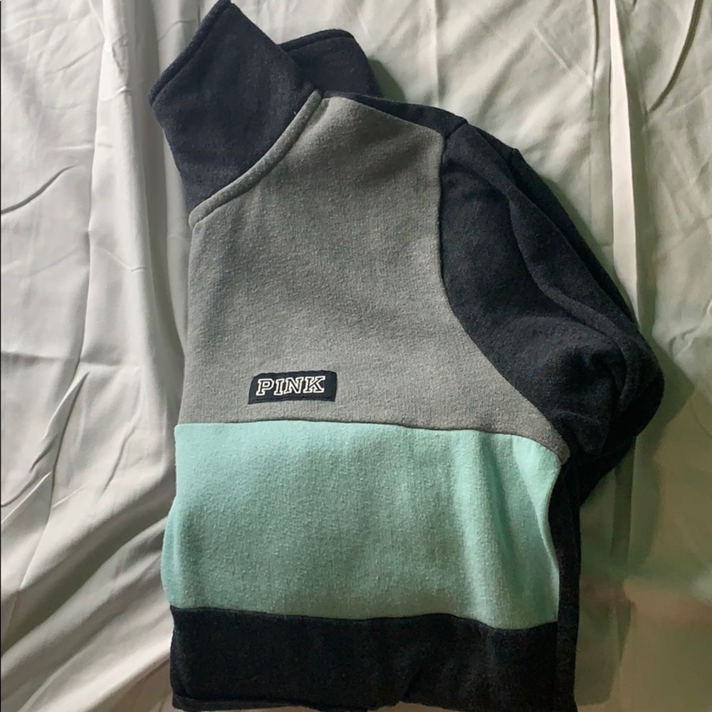 victoria’s secret pink quarter zip